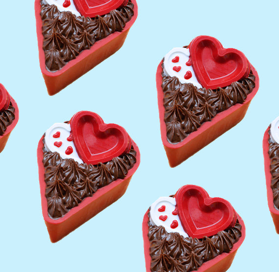 BWB Valentine's Day Mold: 9755 Double Hearts | www.sprinklebeesweet.com