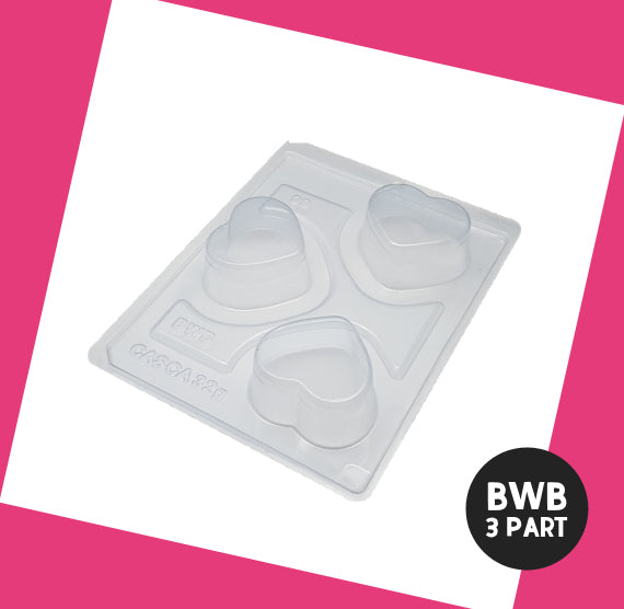 BWB 3 Part Mold: 99 Heart | www.sprinklebeesweet.com