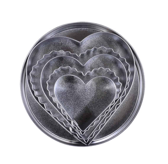 Heart Cookie Cutters Set of 5 | www.sprinklebeesweet.com