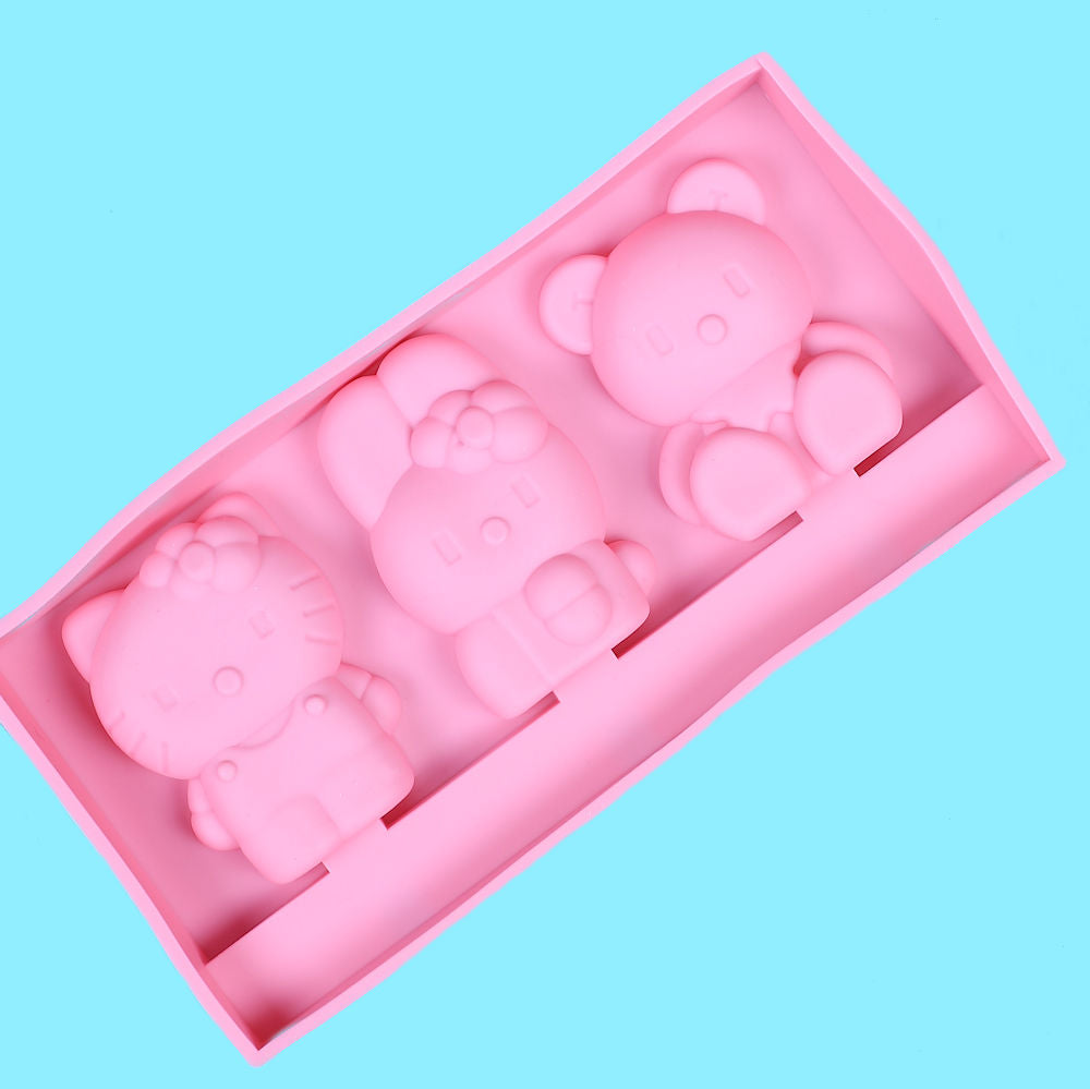 Hello Kitty Cakesicle Mold: Cat, Bear + Bunny | www.sprinklebeesweet.com