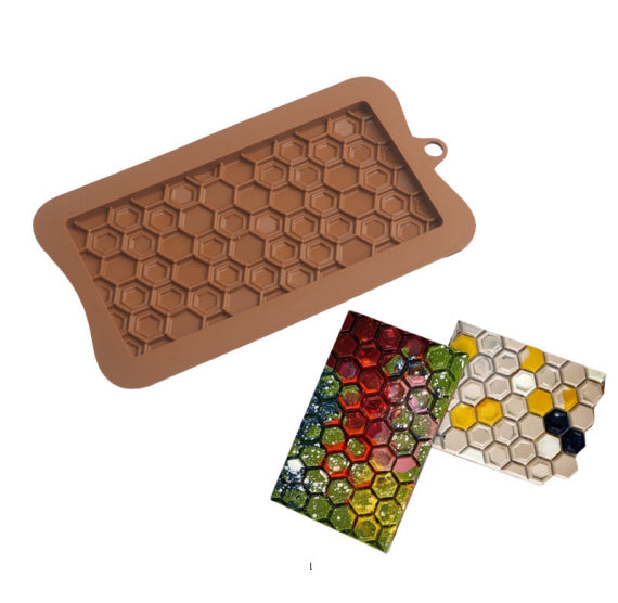 Chocolate Bar Mold: Hexagon | www.sprinklebeesweet.com