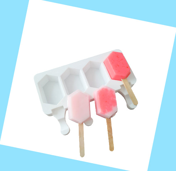 Hexagon Gem Cakesicle Mold | www.sprinklebeesweet.com