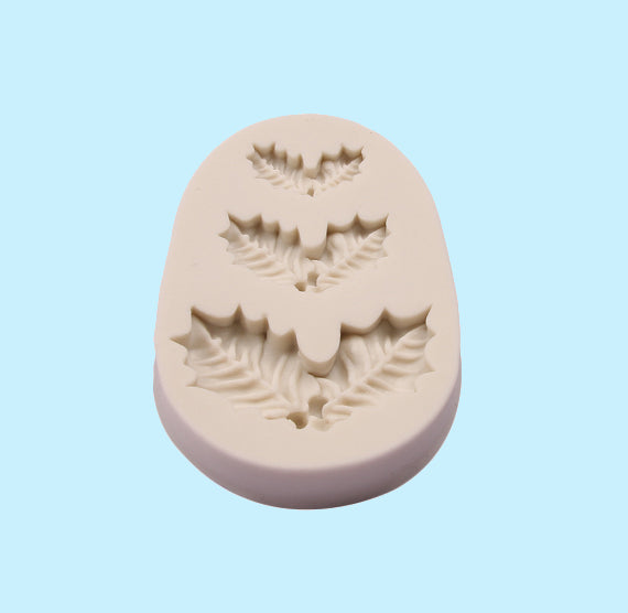 Silicone Holly Mold | www.sprinklebeesweet.com