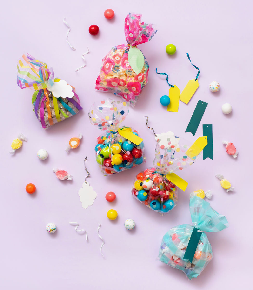 Party Dots Treat Bags Kit | www.sprinklebeesweet.com