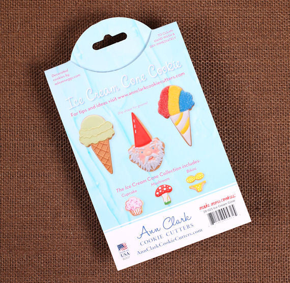 Ice Cream Cone Cookie Cutter | www.sprinklebeesweet.com