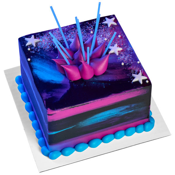 Thin Glitter Candles: Blue | www.sprinklebeesweet.com