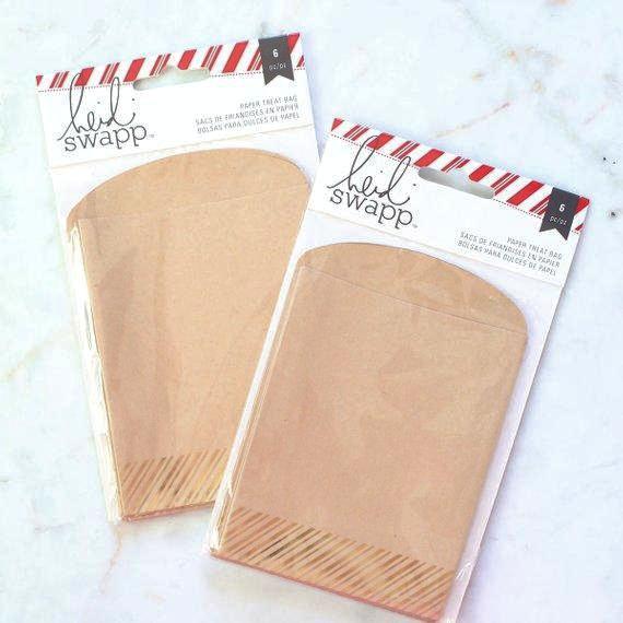 Mini Brown and Gold Favor Bags | www.sprinklebeesweet.com