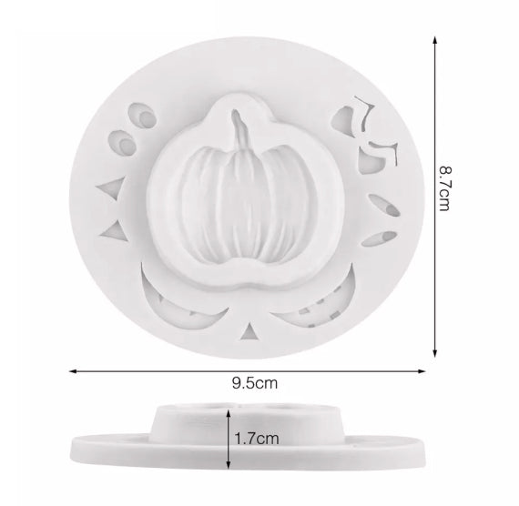 Make Your Own Jack O'Lantern Fondant Mold | www.sprinklebeesweet.com