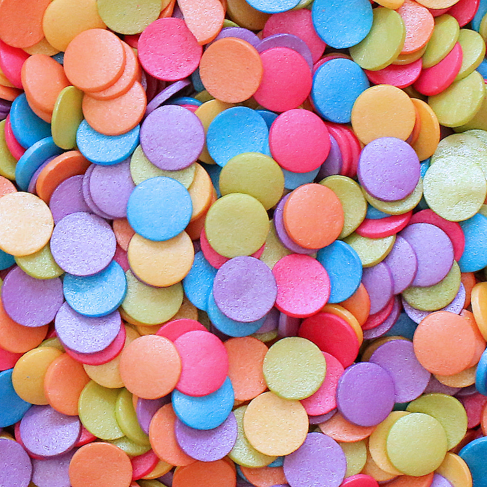 Jumbo Rainbow Dot Sprinkles | www.sprinklebeesweet.com
