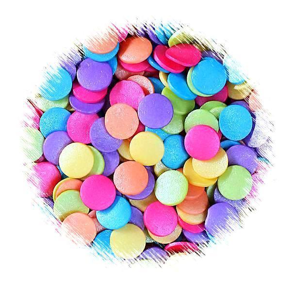 Jumbo Rainbow Dot Sprinkles | www.sprinklebeesweet.com