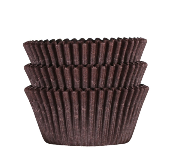 Bulk Jumbo Cupcake Liners: Brown | www.sprinklebeesweet.com