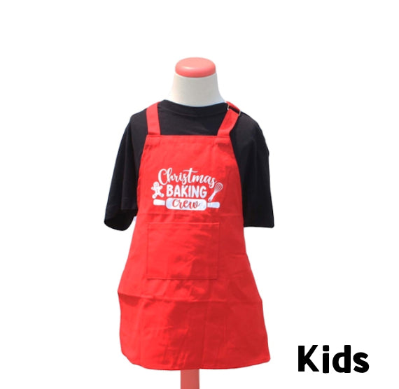 Holiday Apron: Christmas Baking Crew | www.sprinklebeesweet.com