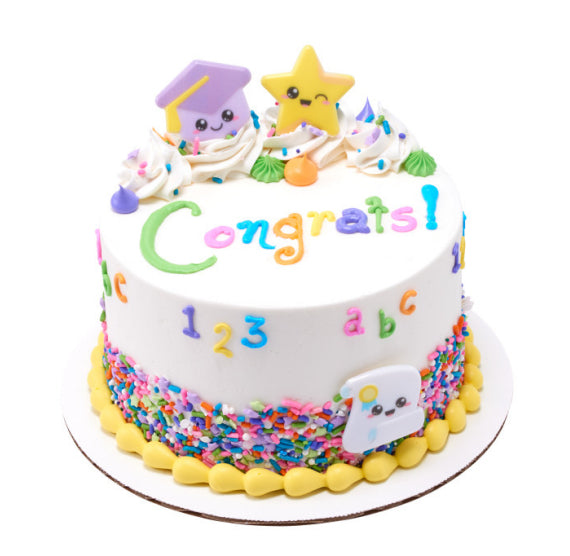 Kids Graduation Cupcake Topper Rings | www.sprinklebeesweet.com