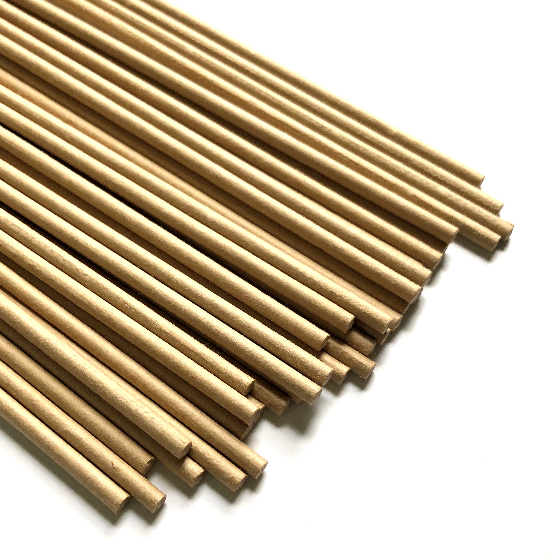Kraft Brown Paper Lollipop Sticks: 4" | www.sprinklebeesweet.com