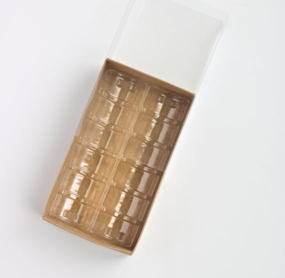 Kraft Macaron Boxes with Inserts | www.sprinklebeesweet.com