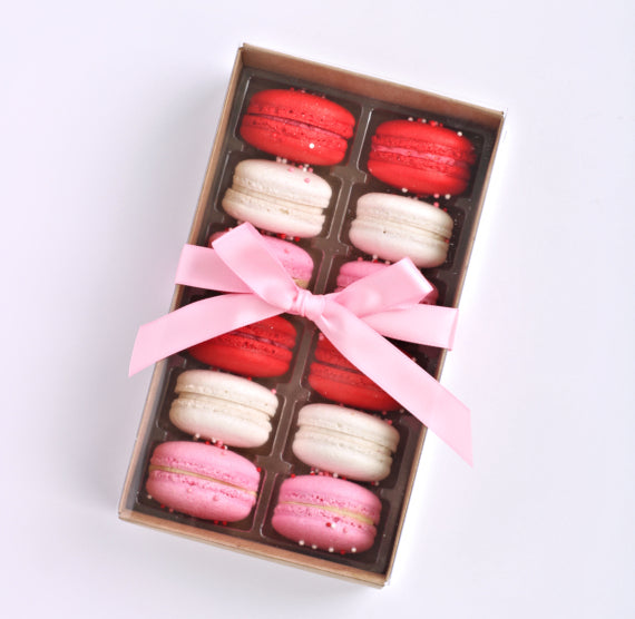 Kraft Macaron Boxes with Inserts | www.sprinklebeesweet.com
