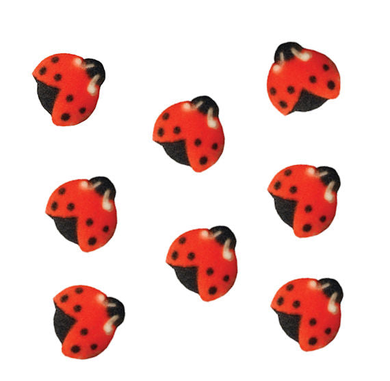 Ladybug Sugar Toppers | www.sprinklebeesweet.com