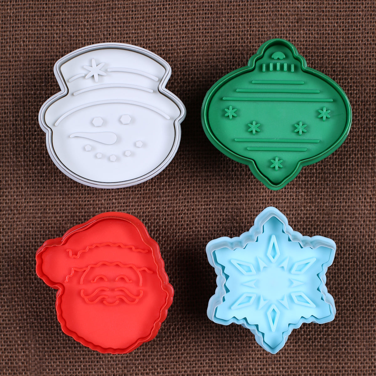 Large Christmas Cookie Cutter Stampers | www.sprinklebeesweet.com