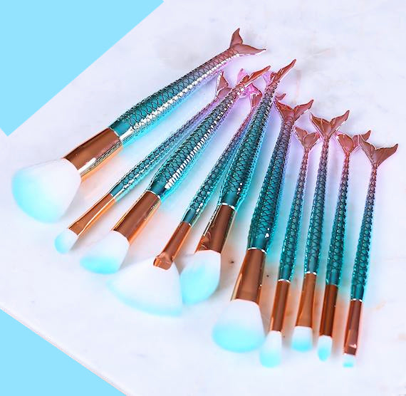 Pastel Mermaid Paint Brush Set: Large | www.sprinklebeesweet.com