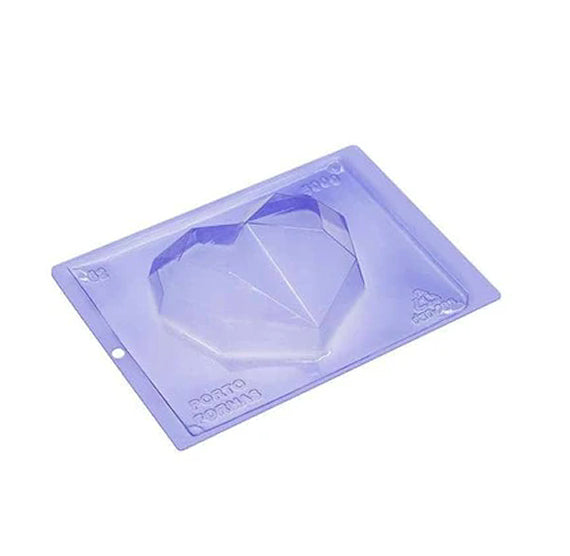 Breakable Diamond Heart Mold: Large | www.sprinklebeesweet.com