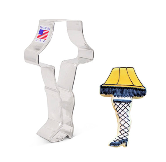 Christmas Leg Lamp Cookie Cutter | www.sprinklebeesweet.com