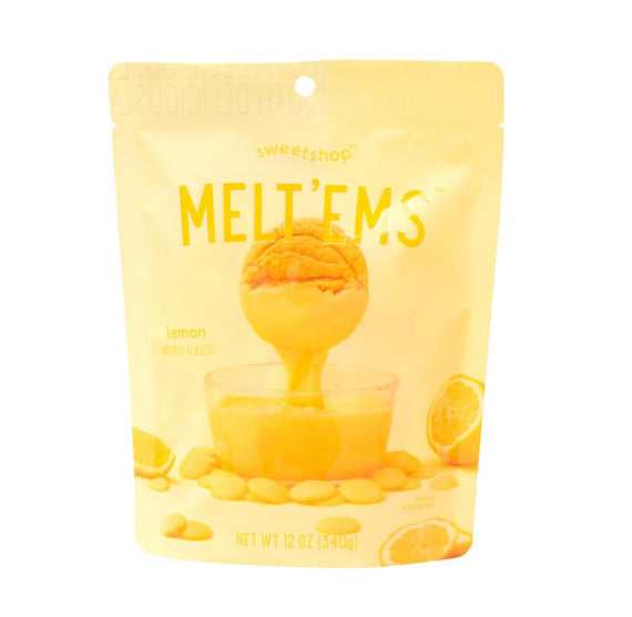 Sweetshop Melt'ems Candy Coating: Yellow Lemon Flavored | www.sprinklebeesweet.com