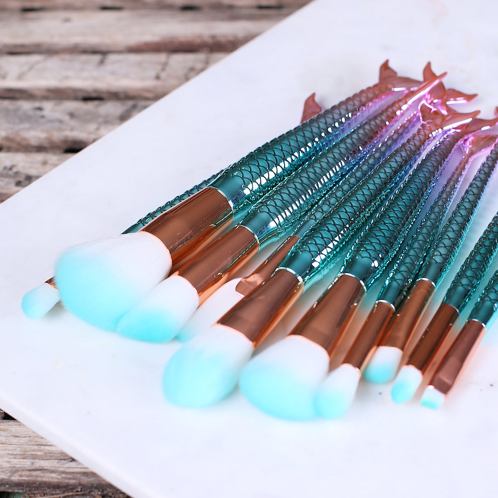Pastel Mermaid Paint Brush Set: Large | www.sprinklebeesweet.com