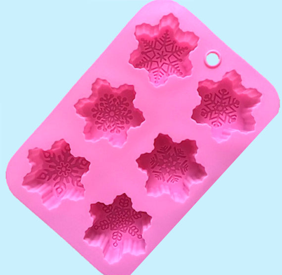 Silicone Snowflake Mold: Large | www.sprinklebeesweet.com