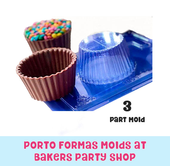 Dessert Cup Chocolate Mold: Large Cupcake Liner | www.sprinklebeesweet.com