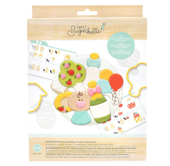 Sweet Sugarbelle Life Events Cookie Cutter Set | www.sprinklebeesweet.com
