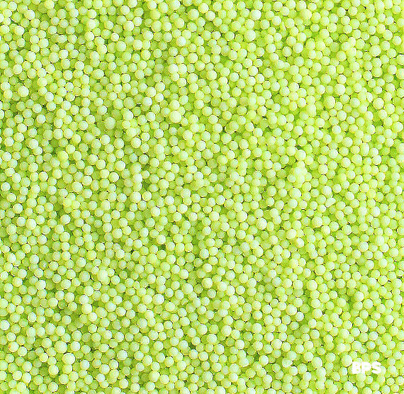 Light Lime Nonpareils | www.sprinklebeesweet.com