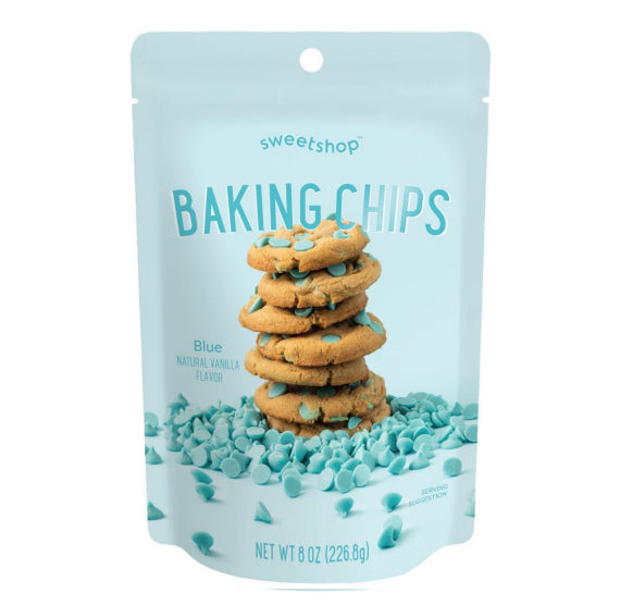 Sweetshop Light Blue Baking Chips | www.sprinklebeesweet.com