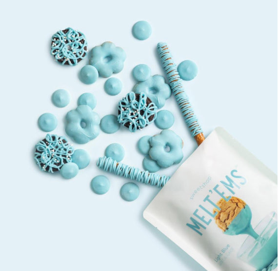 Sweetshop Melt'ems Light Blue Candy Coating | www.sprinklebeesweet.com