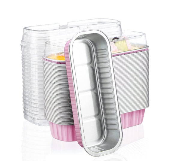Narrow Cake Pans with Lids: Light Pink | www.sprinklebeesweet.com