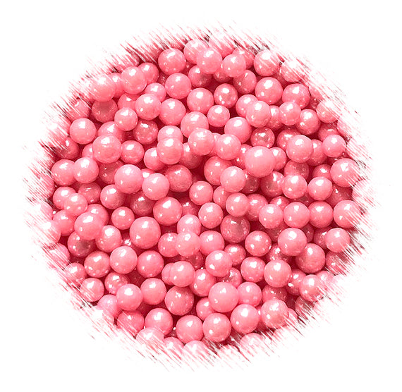 Shimmer Light Pink Sugar Pearls: 4mm | www.sprinklebeesweet.com