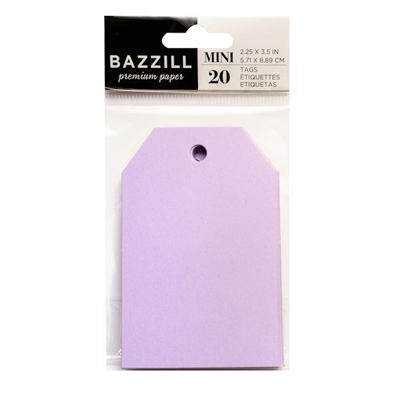 Bazzill Paper GIft Tags: Light Purple | www.sprinklebeesweet.com