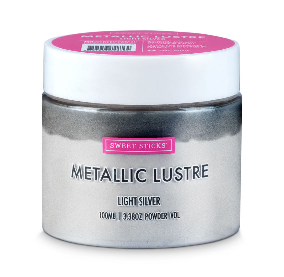 Light Silver Gold Luster Dust: Two Sizes Available | www.sprinklebeesweet.com