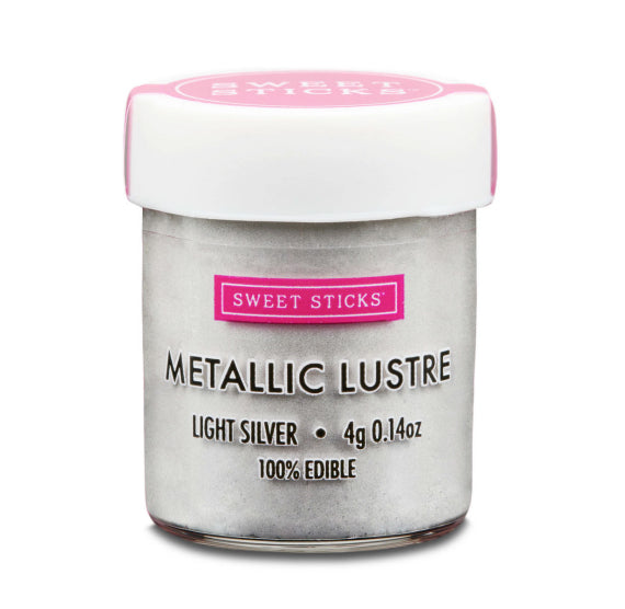 Light Silver Gold Luster Dust: Two Sizes Available | www.sprinklebeesweet.com