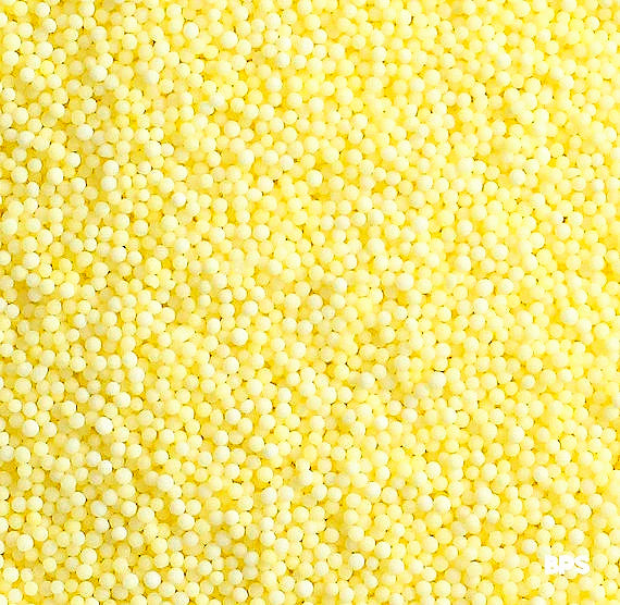 Light Yellow Nonpareils | www.sprinklebeesweet.com