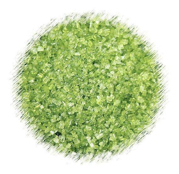 Lime Green Sparkling Sugar | www.sprinklebeesweet.com