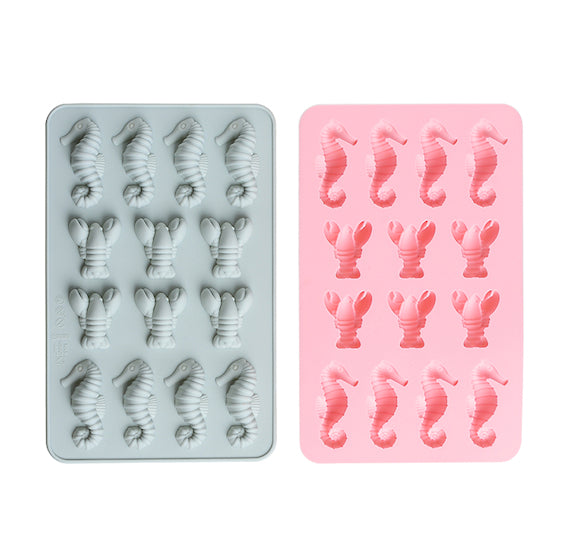 Sealife Chocolate Mold: Seahorse + Lobster | www.sprinklebeesweet.com