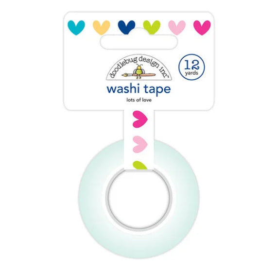 Hearts Washi Tape: Lots of Love | www.sprinklebeesweet.com