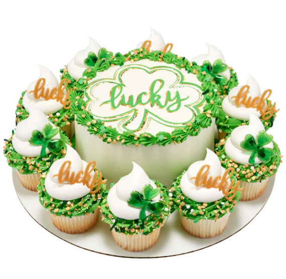 St. Patrick's Day Sugar Toppers Boxed Set with FREE GIFT | www.sprinklebeesweet.com