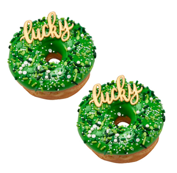 St. Patrick's Day Sugar Toppers Boxed Set with FREE GIFT | www.sprinklebeesweet.com
