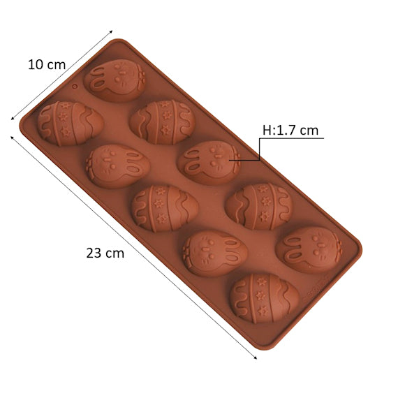Easter Egg Candy Mold with Bunnies | www.sprinklebeesweet.com