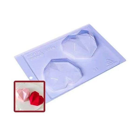 Breakable Diamond Heart Mold: Medium | www.sprinklebeesweet.com