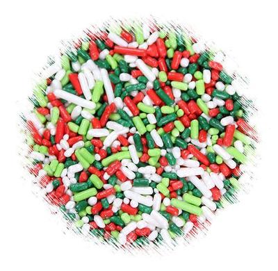 Bulk Jimmies Sprinkles: Merry Christmas | www.sprinklebeesweet.com
