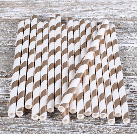 Metallic Gold Cake Pop Sticks: Stripe | www.sprinklebeesweet.com