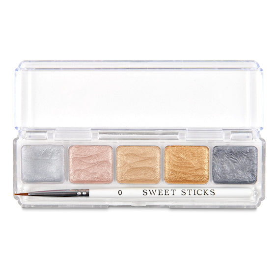 Mini Edible Art Paint Palette: Metallic | www.sprinklebeesweet.com
