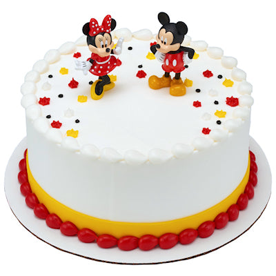 Minnie + Mickey Cake Topper Set | www.sprinklebeesweet.com